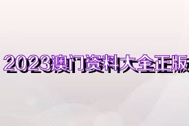 新澳門資料大全正版資料2023,2023年澳門正版資料全新匯總_旗艦版2.66