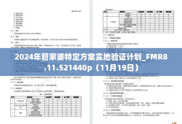 2024年管家婆特定方案實(shí)地驗(yàn)證計(jì)劃_FMR8.11.521440p（11月19日）