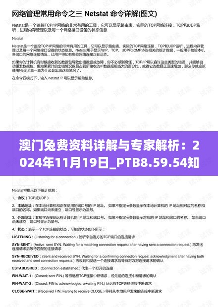 澳門兔費資料詳解與專家解析：2024年11月19日_PTB8.59.54知曉版