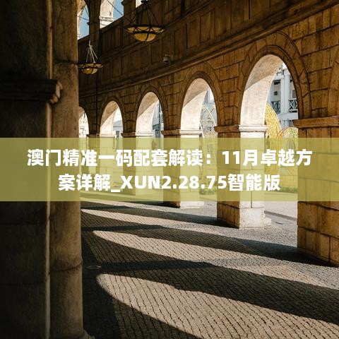 澳門精準一碼配套解讀：11月卓越方案詳解_XUN2.28.75智能版