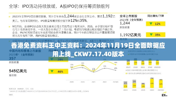 香港免費資料王中王資料：2024年11月19日全面數據應用上線_CKW7.17.40版本