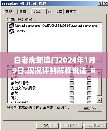 白老虎新澳門2024年1月9日,現(xiàn)況評判解釋說法_RTM43.900供給版