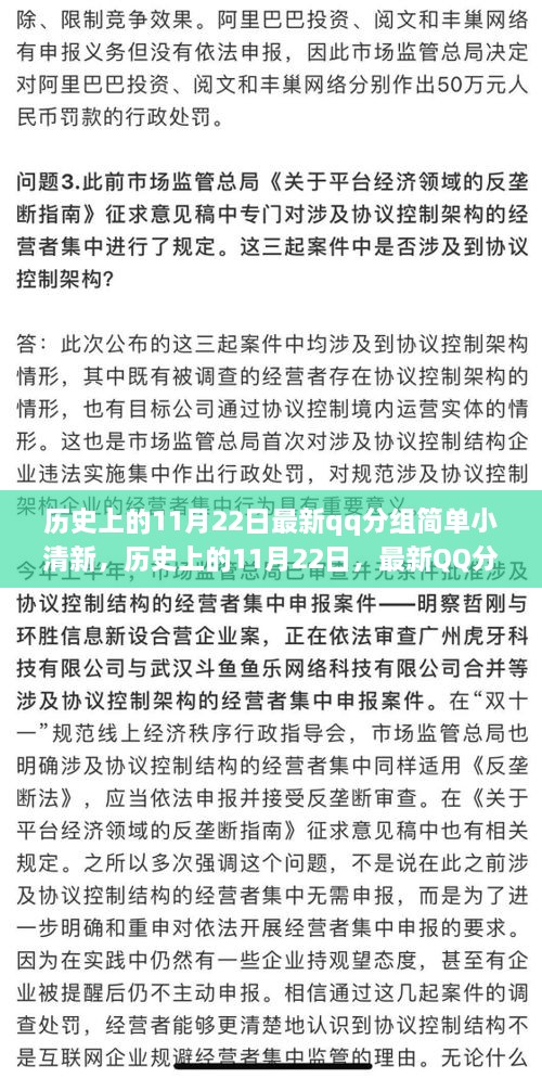 歷史上的11月22日與最新QQ分組設(shè)計(jì)，簡(jiǎn)單小清新的魅力