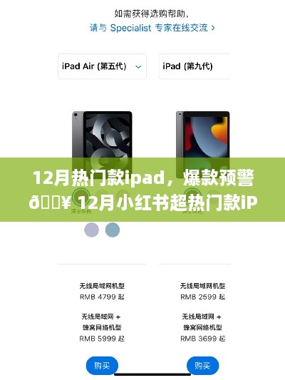 12月小紅書超熱門款iPad選購指南，爆款預警??