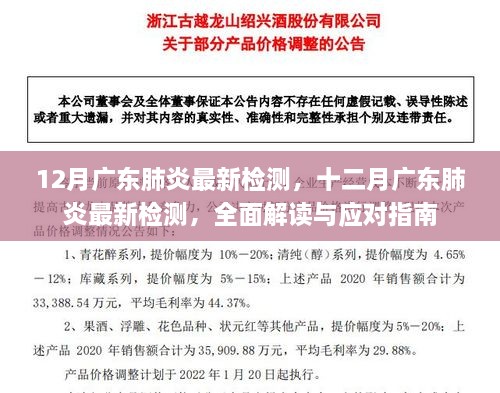 12月廣東肺炎最新檢測(cè)，十二月廣東肺炎最新檢測(cè)，全面解讀與應(yīng)對(duì)指南