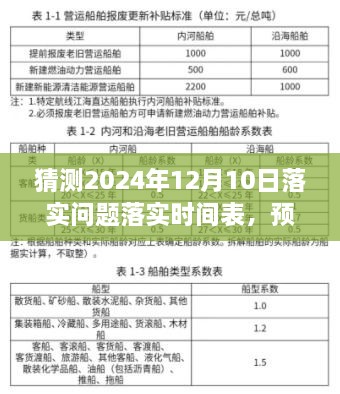 聚焦未來，解讀當下——2024年12月10日落實問題時間表全面解析與深度探討產(chǎn)品介紹