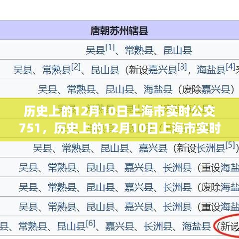 歷史上的12月10日上海市實時公交751路線指南，全方位教程從初學到進階