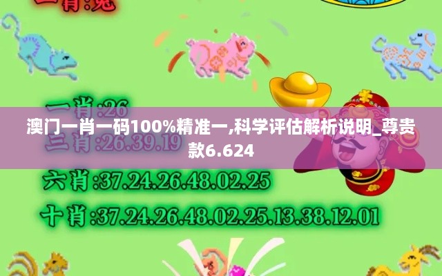 澳門一肖一碼100%精準(zhǔn)一,科學(xué)評估解析說明_尊貴款6.624