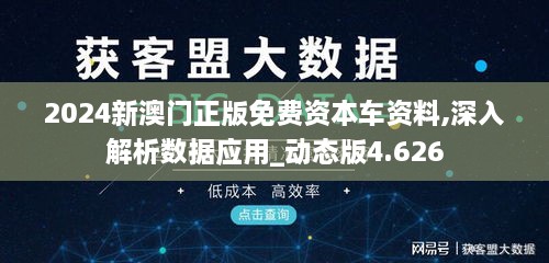 2024新澳門正版免費資本車資料,深入解析數據應用_動態(tài)版4.626