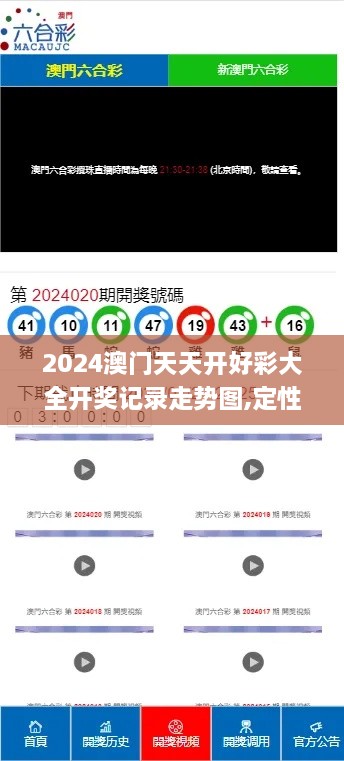 2024澳門天天開好彩大全開獎(jiǎng)記錄走勢(shì)圖,定性解析說(shuō)明_免費(fèi)版18.591