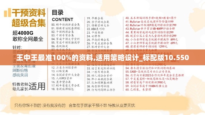 王中王最準100%的資料,適用策略設(shè)計_標配版10.550