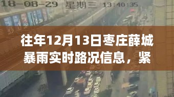 棗莊薛城暴雨預(yù)警，實(shí)時(shí)路況信息及雨季安全指南（12月13日）