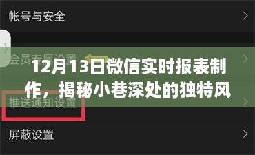 揭秘小巷深處的獨(dú)特風(fēng)味，特色小店的微信實時報表制作之旅揭秘日報表背后的故事