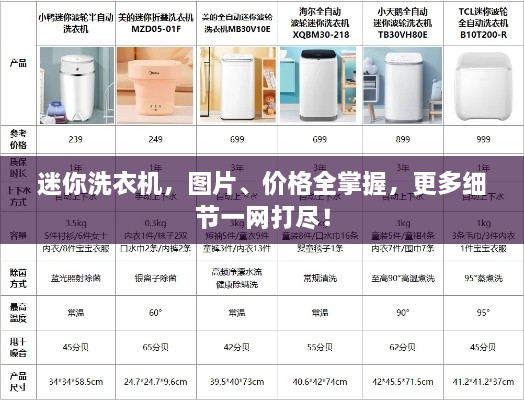 迷你洗衣機，圖片、價格全掌握，更多細節(jié)一網(wǎng)打盡！