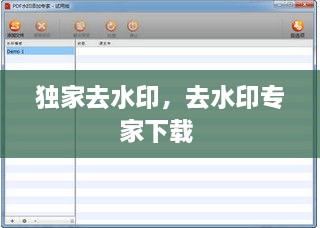 獨(dú)家去水印，去水印專家下載 