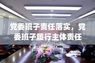 黨委班子責(zé)任落實(shí)，黨委班子履行主體責(zé)任的建議 