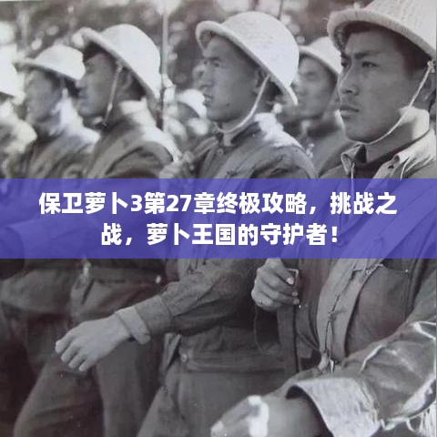 保衛(wèi)蘿卜3第27章終極攻略，挑戰(zhàn)之戰(zhàn)，蘿卜王國的守護者！