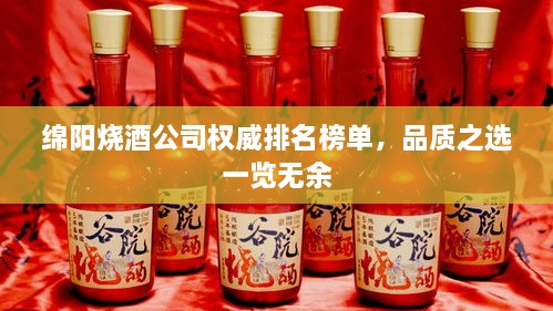 綿陽(yáng)燒酒公司權(quán)威排名榜單，品質(zhì)之選一覽無(wú)余