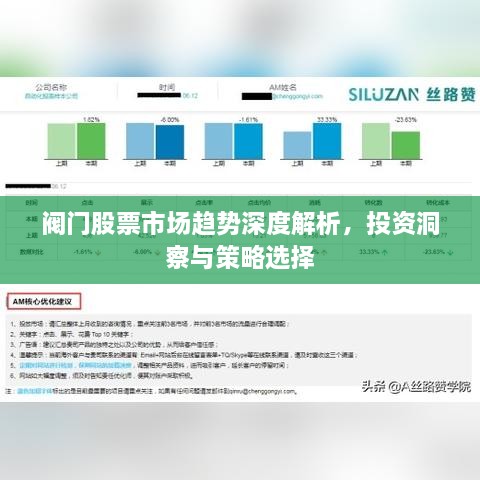 閥門股票市場趨勢深度解析，投資洞察與策略選擇