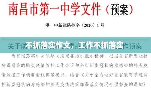 不抓落實作文，工作不抓落實 