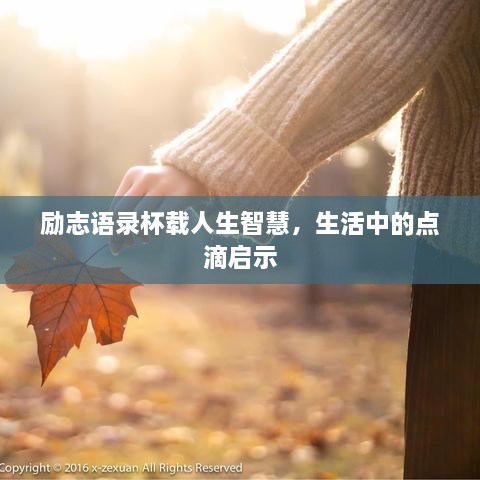 勵(lì)志語(yǔ)錄杯載人生智慧，生活中的點(diǎn)滴啟示